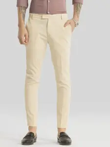 Snitch Men Smart Slim Fit Trousers