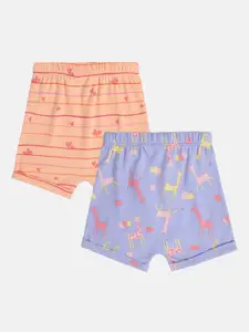 MINI KLUB Girls Conversational Printed Shorts