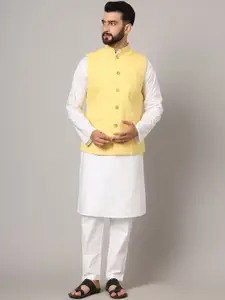 Latest Chikan Garments Self Design Nehru Jackets