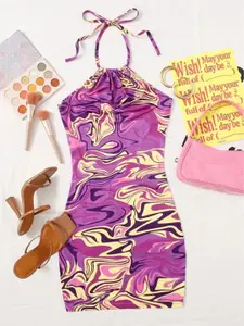 TANDUL Floral Print Sheath Dress