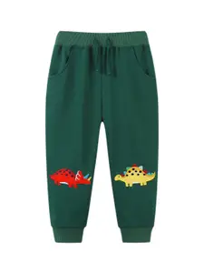 StyleCast Boys Printed Mid-Rise Joggers