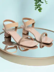 Inc 5 Embellished Party Block Sandals