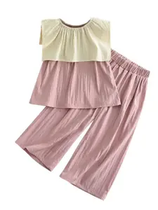 StyleCast x Revolte Girls Sleeveless Round Neck Top With Palazzos