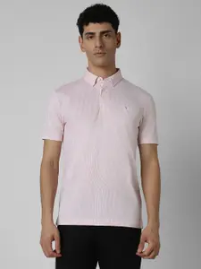 Van Heusen Men Polo Collar Applique T-shirt