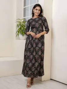 Nayo Women Floral Printed Maxi Dress