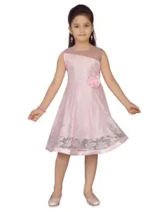 BAESD Girls Net Fit & Flare Dress
