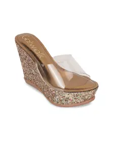 Catwalk Women Open Toe Wedge Heel Sandals