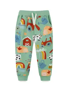 StyleCast Boys Printed Mid-Rise Joggers