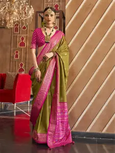 elora Woven Design Zari Patola Saree