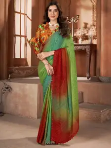 Saree mall Ethnic Motifs Beads and Stones Designer Sarees