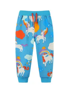 StyleCast Boys Printed Mid-Rise Joggers