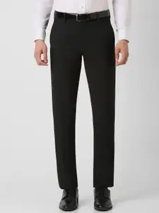 Van Heusen Men Solid Slim Fit Formal Trousers