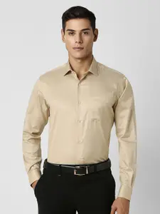 Van Heusen Men Spread Collar Micro Ditsy Printed Cotton Formal Shirt