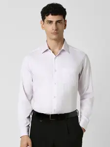 Van Heusen Men Spread Collar Micro Ditsy Printed Cotton Party Shirt