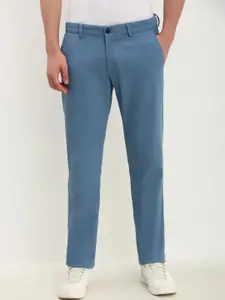 Allen Solly Men Ultra Mid-Rise Slim Fit Trousers