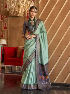 elora Floral Zari Patola Saree