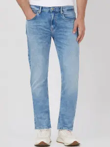 Mufti Men Straight Fit Heavy Fade Stretchable Jeans