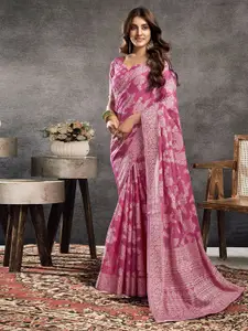 Satrani Ethnic Motif Woven Design Dabu Saree