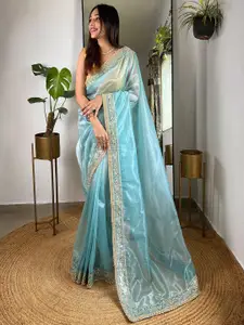 Anouk Sequinned Tissue Saree