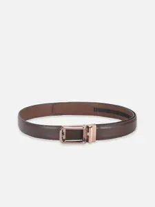 Van Heusen Men Solid Slider Buckle Closure Formal Belt