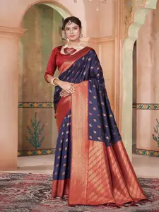 Anouk Ethnic Motifs Zari Kanjeevaram Saree