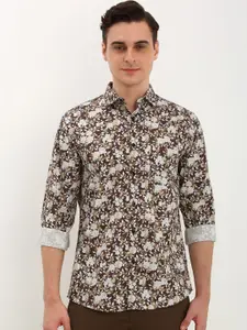 Allen Solly Men Spread Collar Printed Print Cotton Slim Fit Casual Shirt