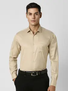 Van Heusen Men Spread Collar Micro Ditsy Printed Cotton Formal Shirt