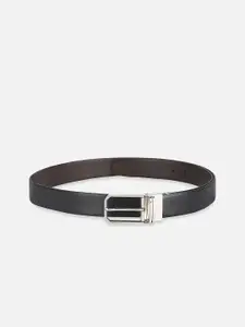 Peter England Men Solid Tang Closure Formal Belt
