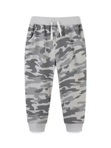 StyleCast Boys Printed Mid-Rise Joggers