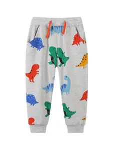 StyleCast Boys Printed Mid-Rise Joggers