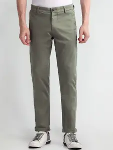 Arrow Sport Men Slim Fit Mid-Rise Flat-Front Trousers