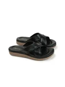 CHINRAAG Women Crisscross Open Toe Flats