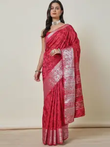 Soch Women Art Silk Floral Saree