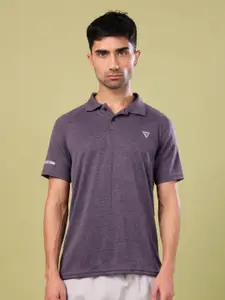 Technosport Polo Collar Raglan Sleeves UPF50 Technology Slim Fit Sports T-shirt