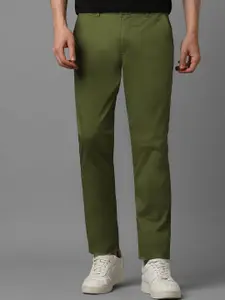 Louis Philippe Sport Men Solid Slim Fit Trousers