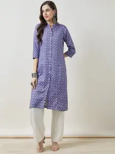 Soch Women Rayon Geometric Print Kurta