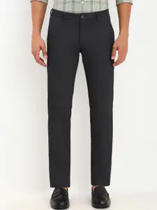 Allen Solly Men Textured Slim Fit Trousers