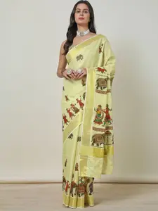 Soch Women Tissue Kasavu Saree