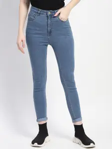 Madame Women Skinny Fit High-Rise Cotton Jeans