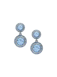 Ted Baker Sollia Solitaire Silver-Plated Sparkle Crystal Drop Earrings