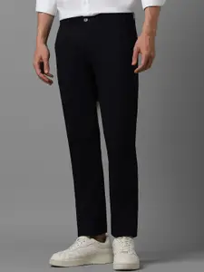 Louis Philippe Sport Men Slim Fit Mid-Rise Flat Front Trousers