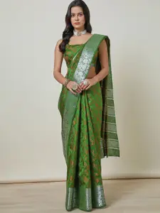 Soch Women Art Silk Floral Saree