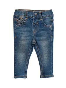 KIABI Boys Mid-Rise Flat-Front Light Fade Jeans