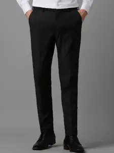 Louis Philippe Men Mid-Rise Slim Fit Formal Trousers