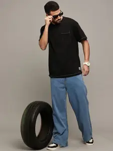 The Roadster Lifestyle Co Men Pure Cotton No Faded Jeans