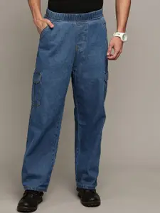 The Roadster Lifestyle Co Men Pure Cotton No Faded Jeans