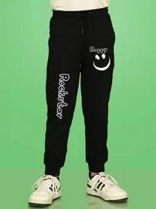 NUSYL Boys Printed Ankle Length Regular Fit Joggers Track Pants