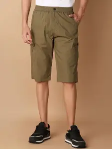 V-Mart Men Regular Fit Mid-Rise Cotton Cargo Shorts