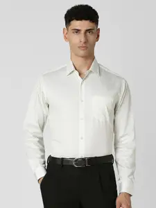 Van Heusen Men Spread Collar Micro Ditsy Printed Cotton Party Shirt