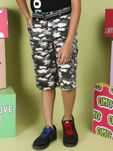 V-Mart Boys Camouflage Printed Shorts